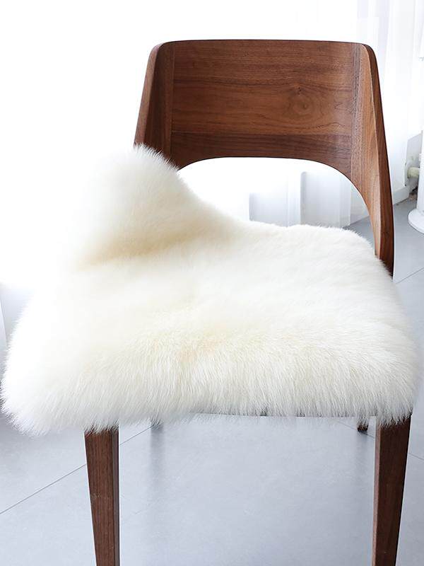 小沙澳洲纯羊毛沙发垫羊毛椅垫方垫凳子坐垫餐椅电脑梳妆台衣帽间