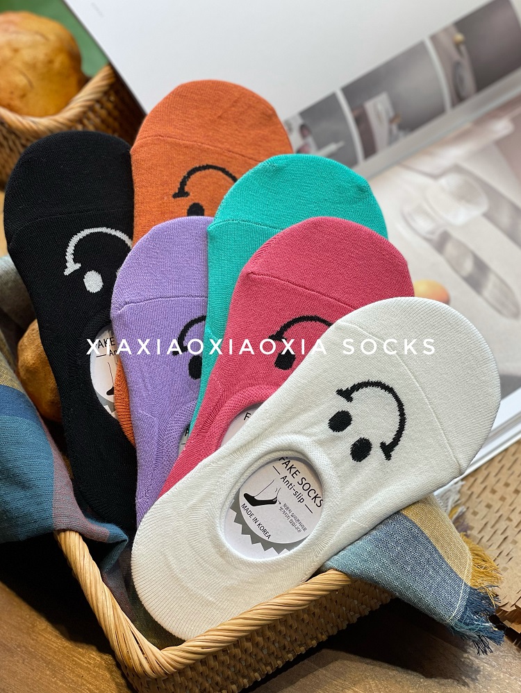 【满五双包邮】韩国浅口女士棉袜