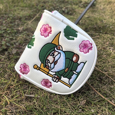 高尔夫推杆套圣诞老人推杆头套推杆套推杆帽推杆盖推杆盖子推杆帽