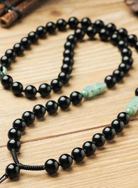 原创设计天然玛瑙项链男女款