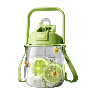 成人水杯大容量耐高温塑料杯子女生大肚杯2000ml水壶男生运动水瓶