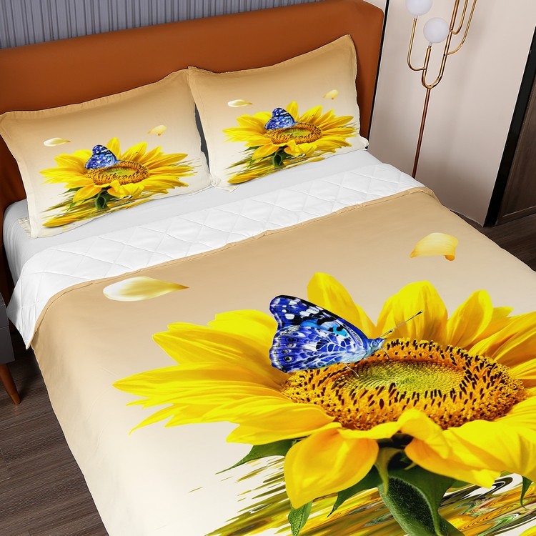 新模板侧面俯视度绗缝被样机效果图展示设计花型模板有组合2363