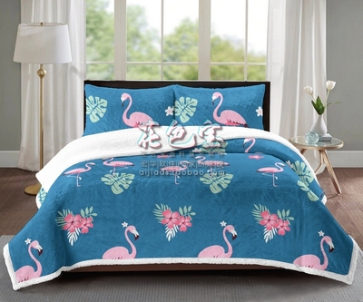 花色宝 PSD智能毛毯模版 毯子面料花型展示