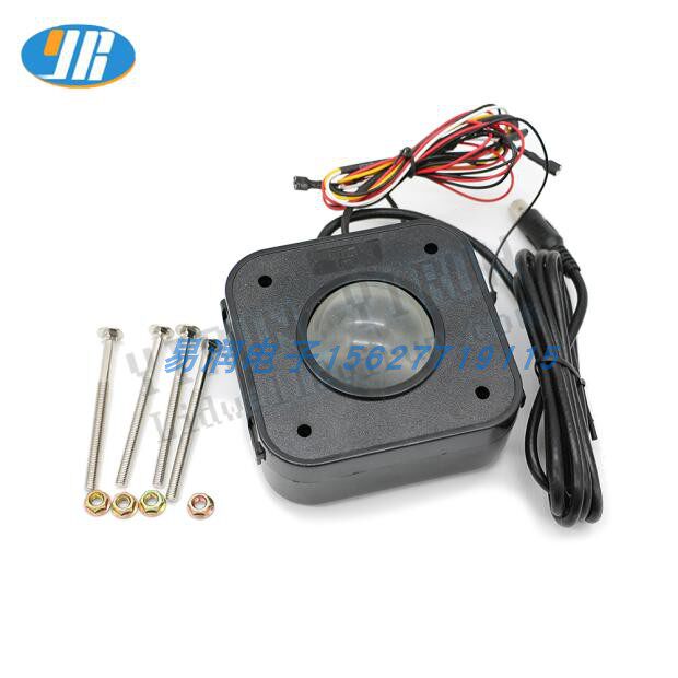 大型游戏机抛球白色球带灯发光街机轨迹鼠标百乐宾果滚球鼠标