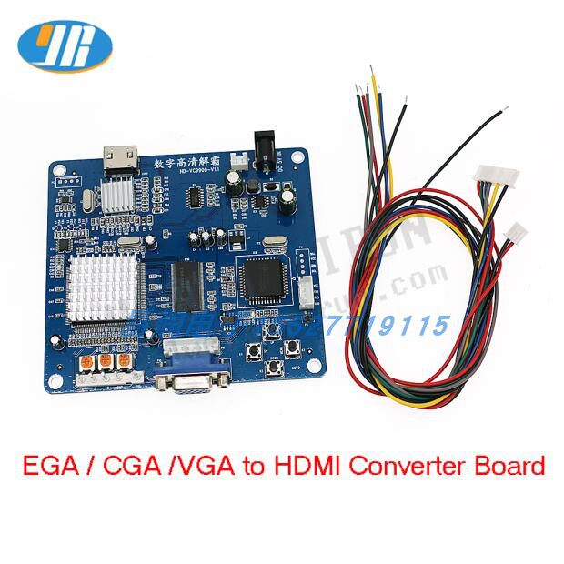 VGA CGA 转 HDMI 高清解霸 SNK IGS 游戏视频转换器 液晶转换卡