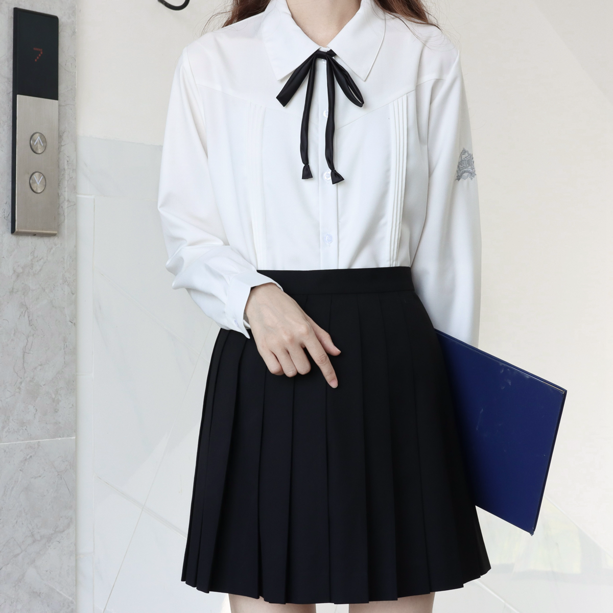 刺篇原创jk制服学院风长袖衬衫女