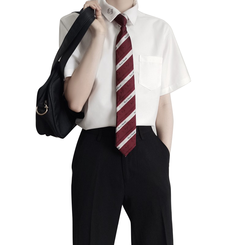 【刺篇】原创日系jk/dk制服正版黑色基础款纯色休闲西裤男女款
