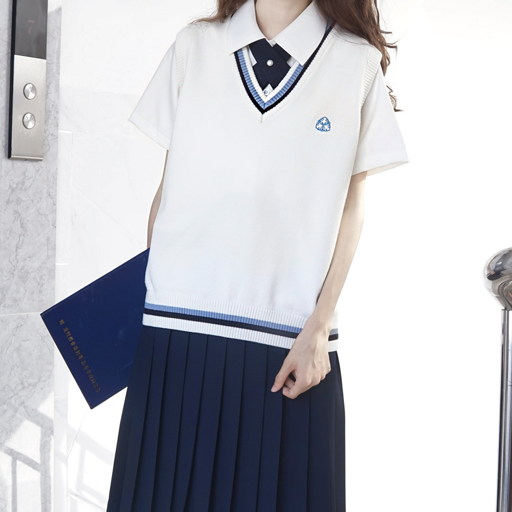 JK制服毛衣马甲上衣校供背心女