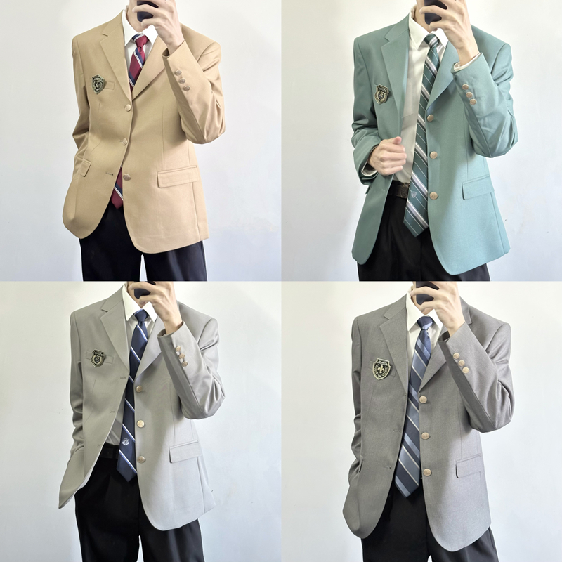 【刺篇】DK制服正版学院风三粒扣西服外套西装衬衫西裤套装秋冬男