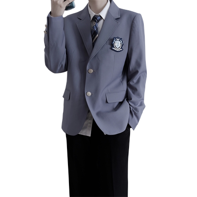 【刺篇】DK制服学院风学生班服成人礼双排扣西服西装外套男套装