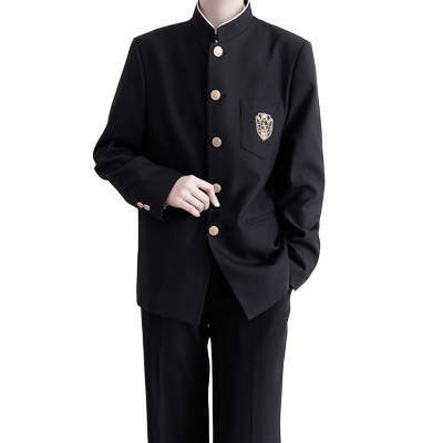 刺篇dk制服诘襟西服西装秋冬男