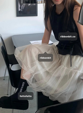 ribbonbit带露肩吊带背心女外穿性感辣妹新款设计感无袖上衣夏季