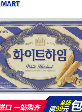 crown进口韩国饼干奶油夹心