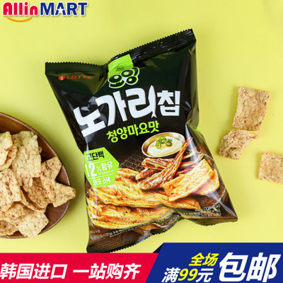 乐天青阳辣椒蛋黄酱味明太鱼脆片