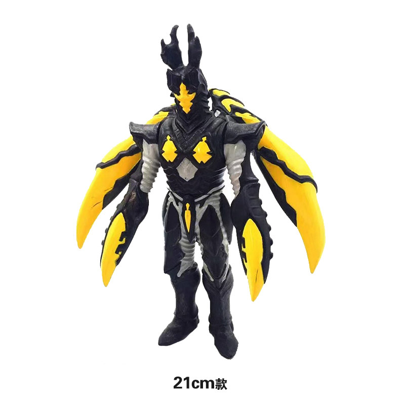 软胶持剑迪玛伽怪兽儿童摆件人偶