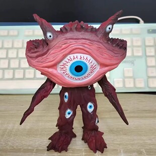 大号软胶怪兽儿童玩具奇兽眼q 加恩Q 第二形态升级款手办模型可动
