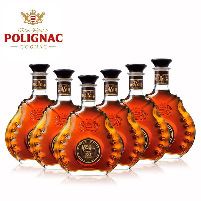 百利来 法国进口洋酒 xo royal系列皇家xo干邑白兰地700ml 六支装