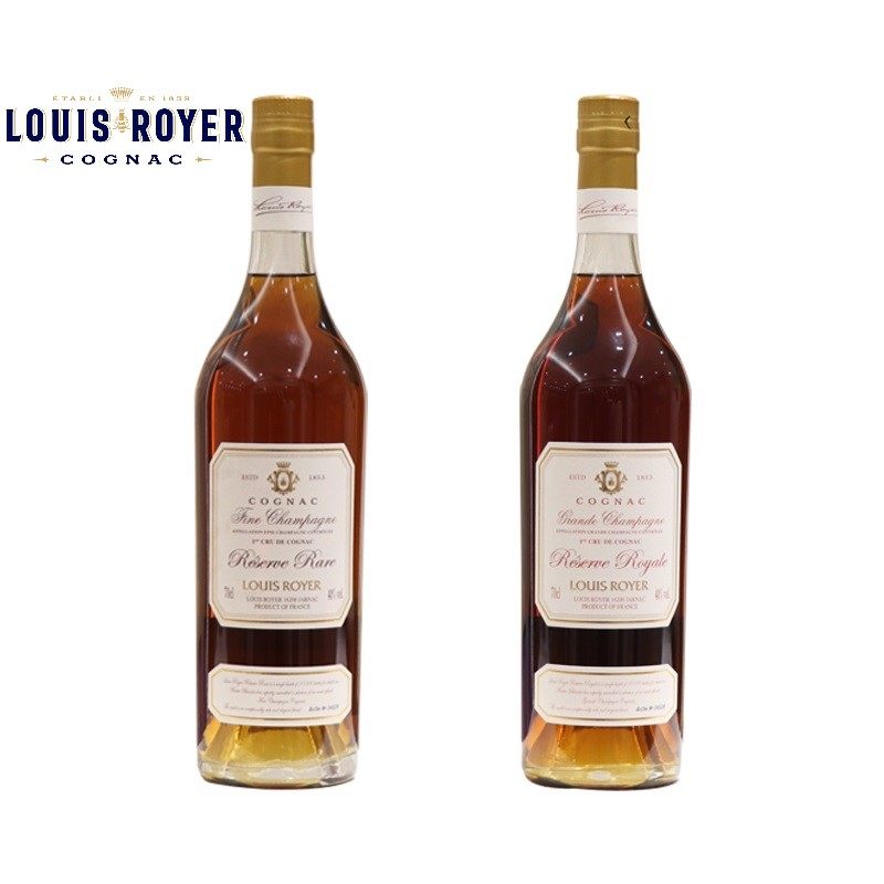 路易老爷(louis royer)法国原瓶进口大小香槟干邑白兰地700ml