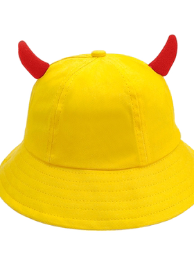 渔夫帽盆帽幼儿园小黄帽定制LOGO