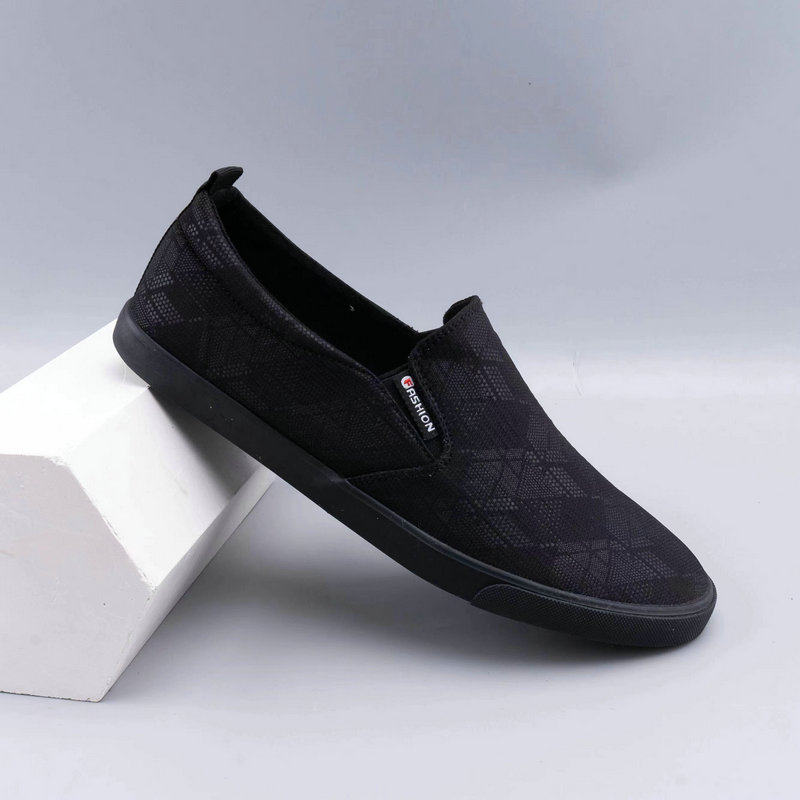 猎友潮鞋一脚蹬秋季新款男士百搭帆布鞋韩版透气休闲鞋懒人板鞋男