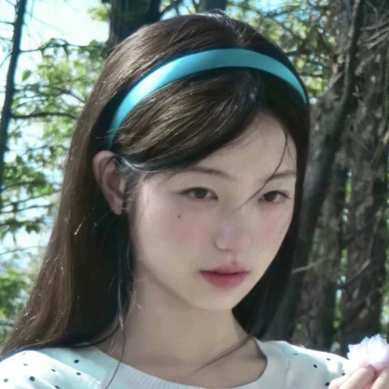 超美水绿色！法式仿真丝绸缎面发箍复古细头箍女气质甜美窄版发卡