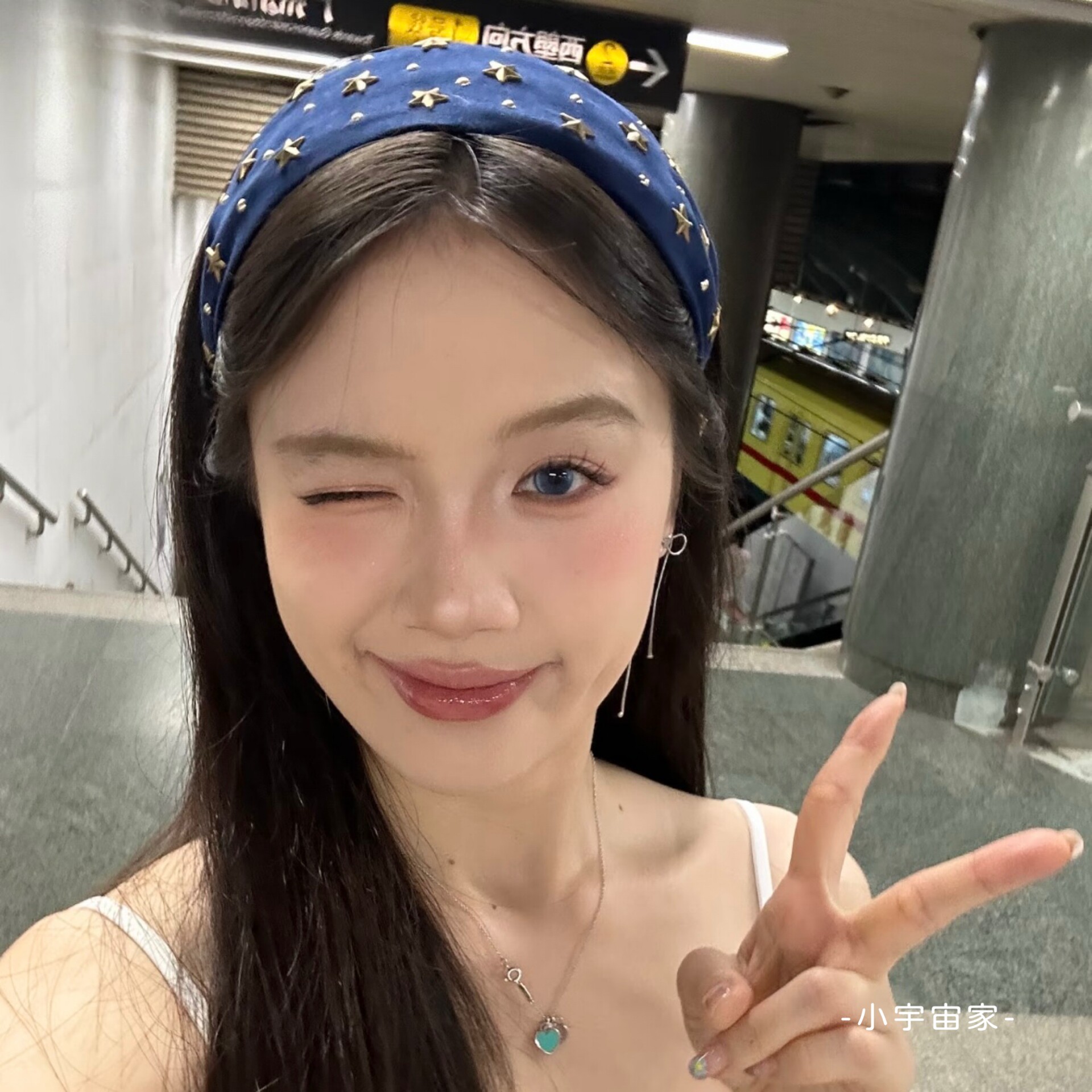 星星宽边发箍!复古辣妹宽边发箍女新款复古压发卡高级感小众头箍