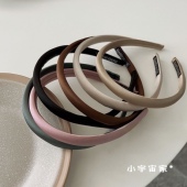 缎面细发箍韩国甜美气质窄版 复古优雅 法式 头箍高颅顶外出发卡女