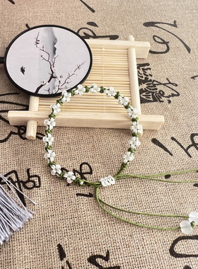 小红书三生三世桃花雏菊编织手绳手链闺蜜手工礼物成品调节小雏菊