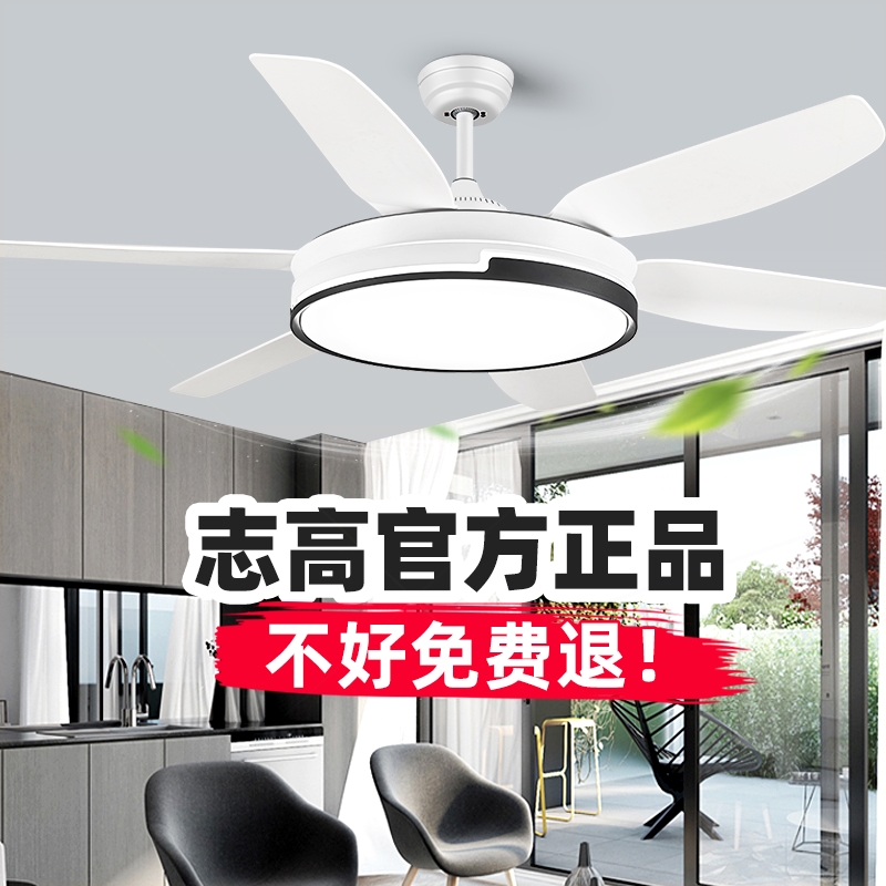 2025新款风扇灯吊扇灯客厅餐厅卧奢带电风扇一体吊灯静音室现代轻
