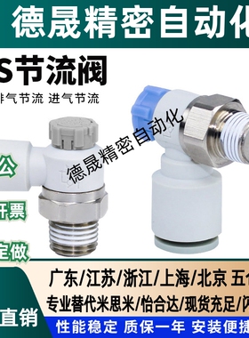 气动调速接头调节阀AS1201F/2201/3201/4201SA节流阀限出型限入型