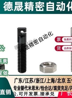 FFL01-D4/D5/D6/D8-L15/L20/L25/L30/L40 拉伸弹簧用支柱 缺口孔