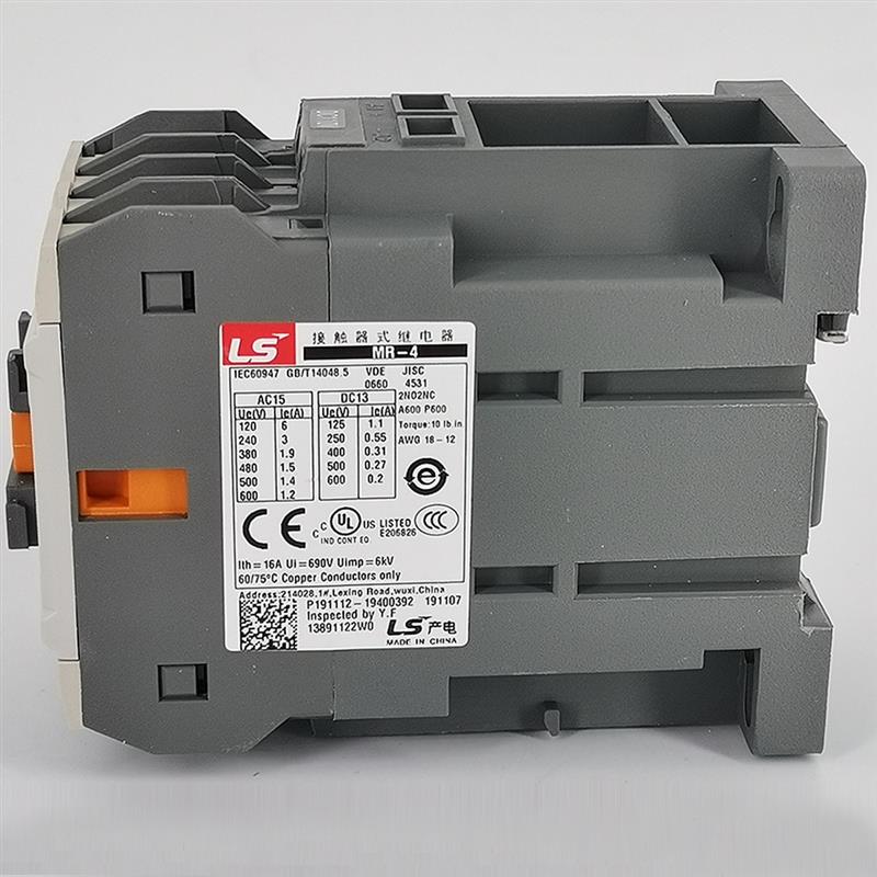原装LS产电交流接触器MR-4GMR-4D3a1b2a2b4a直流电梯接触器