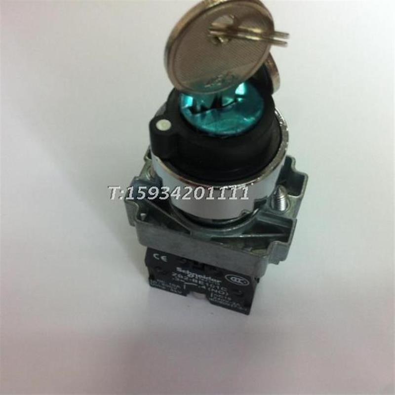 两位钥匙选择开关 XB2BG21C (ZB2BG2C+ZB2BE101C)1常开触点