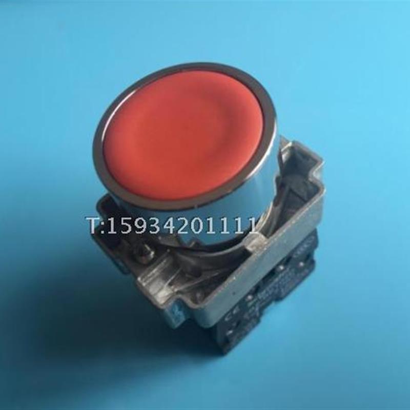 平头按钮XB2BA42C (ZB2BA4C+ZB2BZ102C)红色1常闭触点