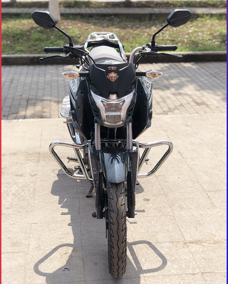 适用于新大洲本田cbf150r货架sdh150-25侧翻载重大脚踏保险杠改装