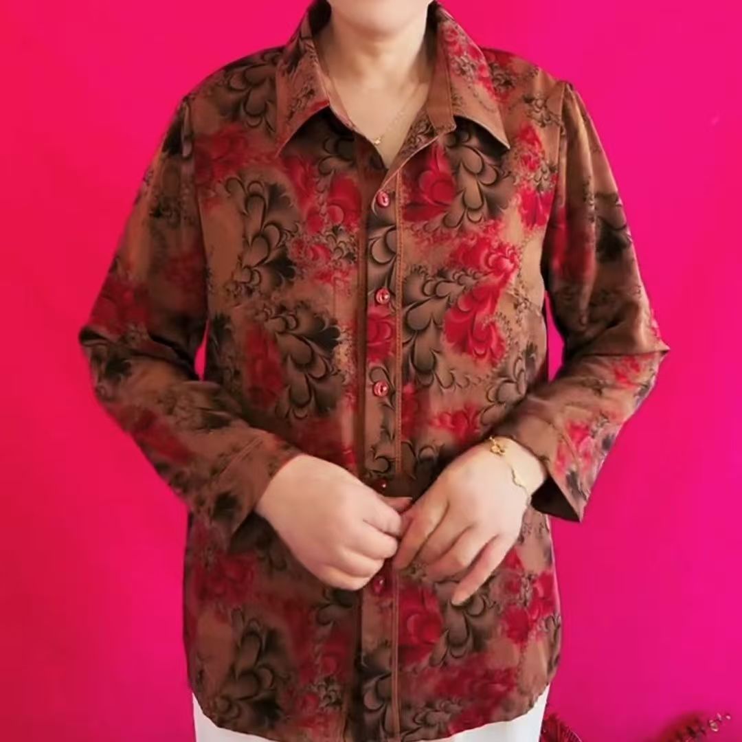 新款中老年女装春夏开衫