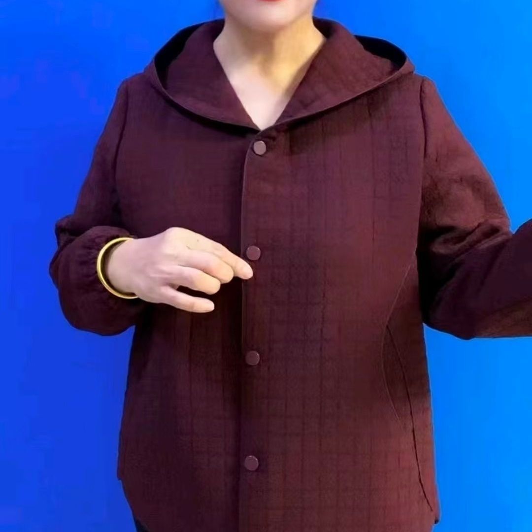休闲连帽短款上衣外套女2