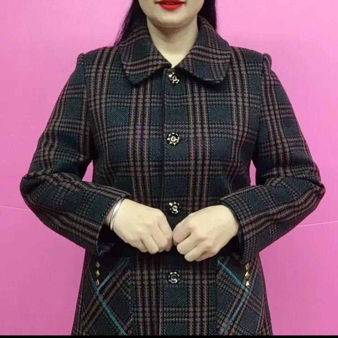 26秋奶奶春秋新款格子60