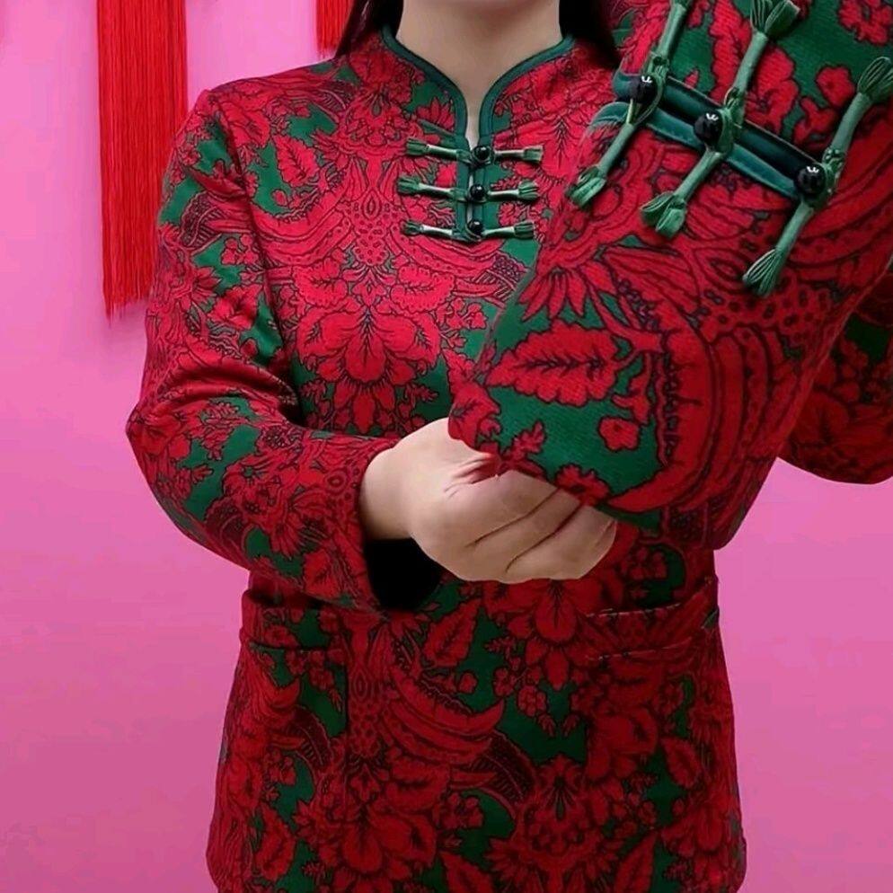 加绒打底衫秋冬新款盘扣