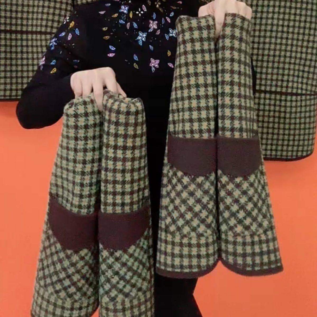 秋冬季妈妈外套休闲开衫4050宽松夹克日常女装格子大衣,女装/女士精品,常规大码外套,淘宝优惠券,粉丝福利购,淘宝优惠卷