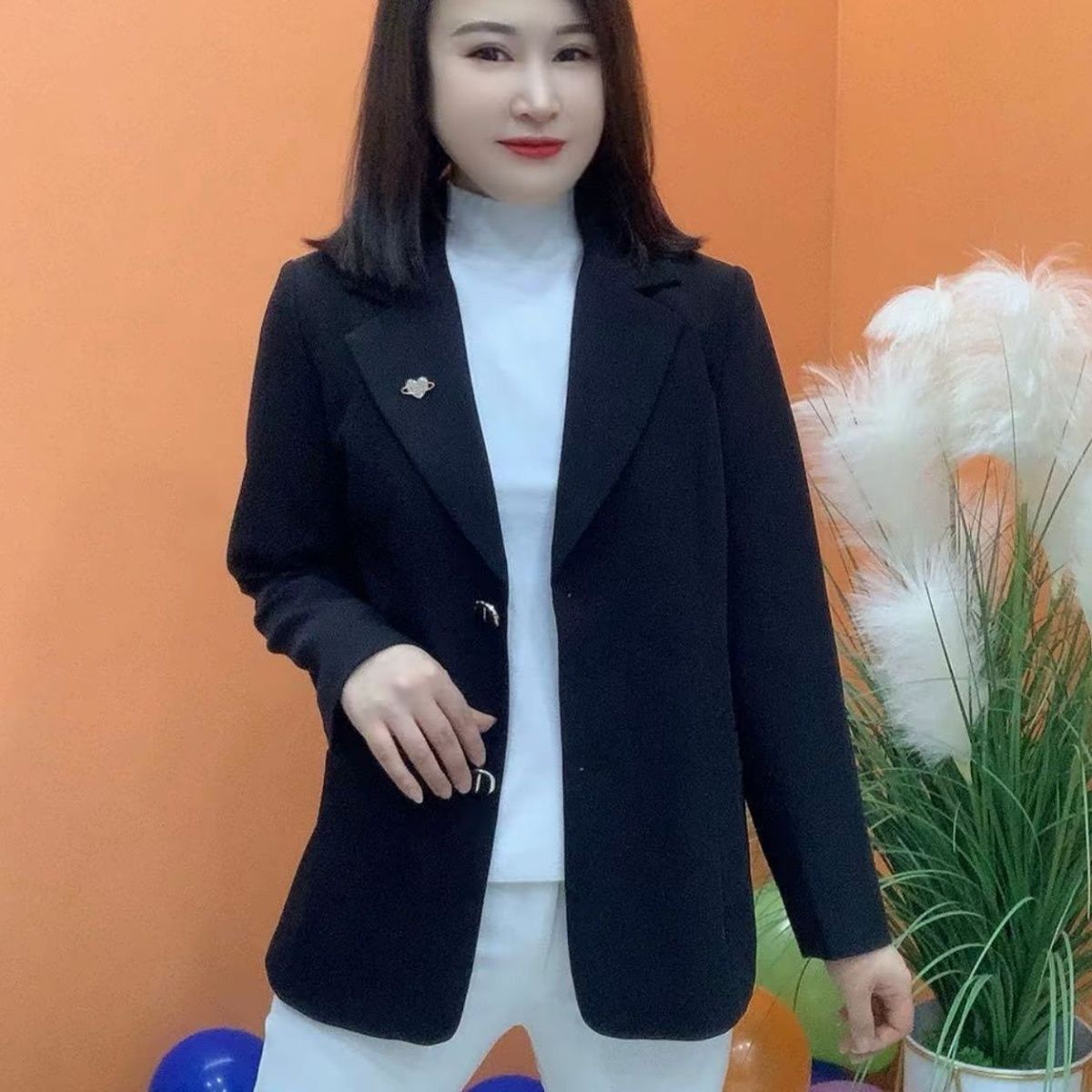 网红气质西服时尚外套西