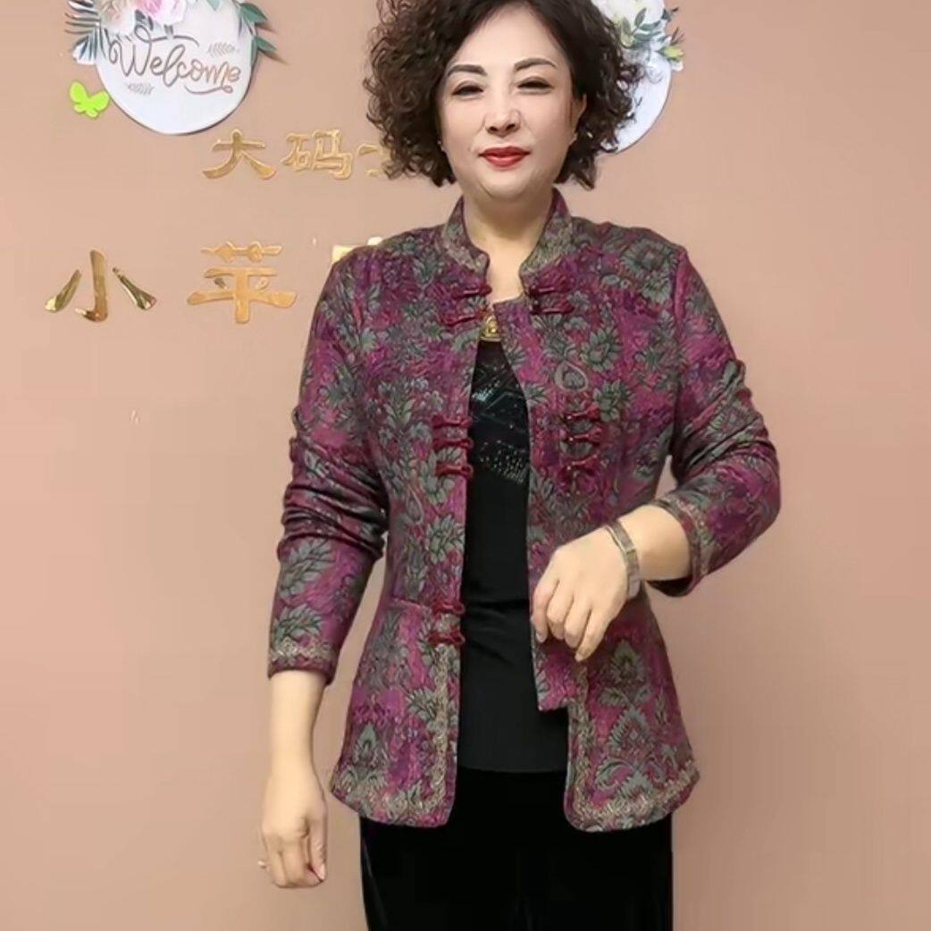 中老年女装外套国风复古