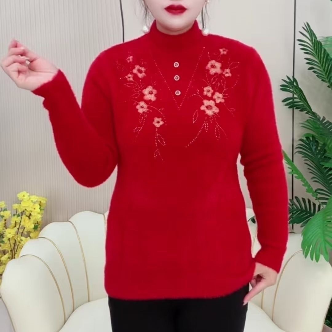 中老年妈妈装秋冬新款加