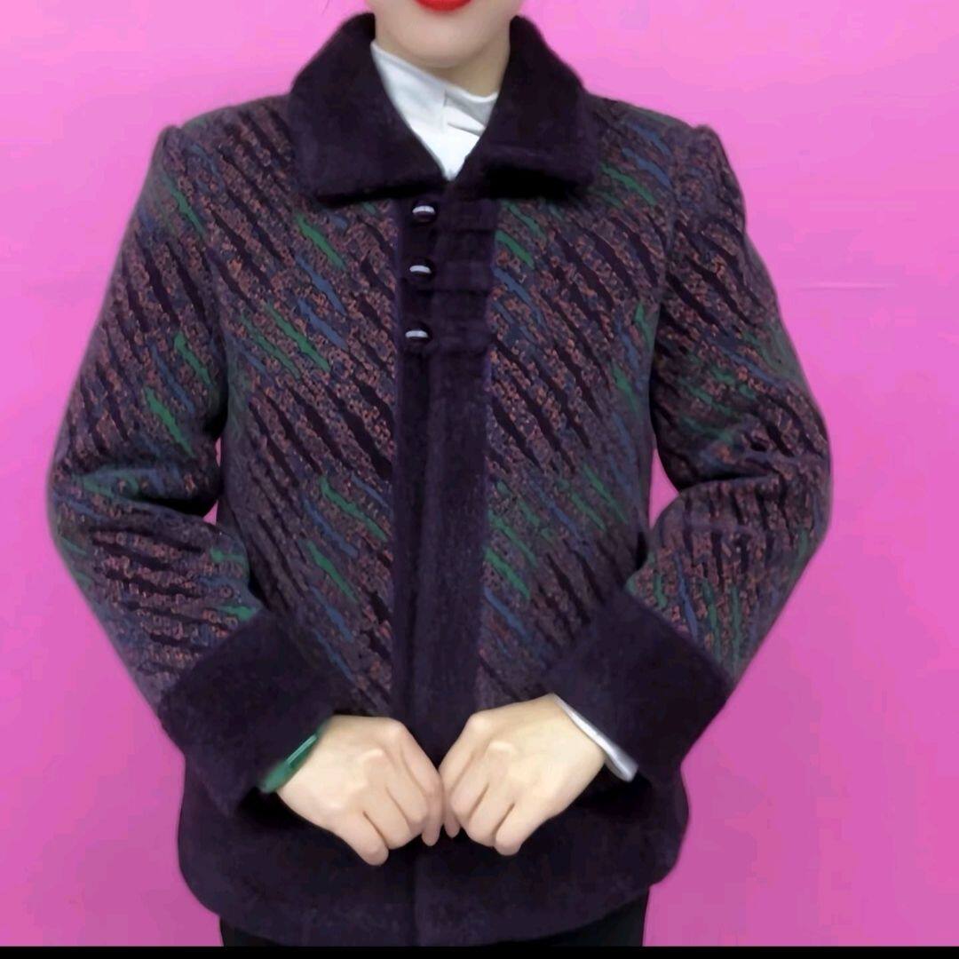 奶奶冬装加绒中式加厚保