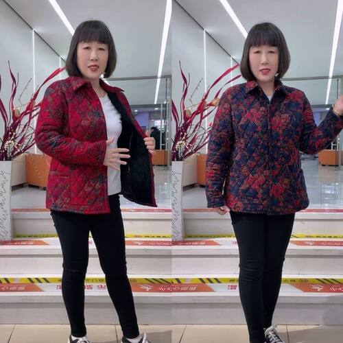 奶奶中老年棉衣妈妈冬装