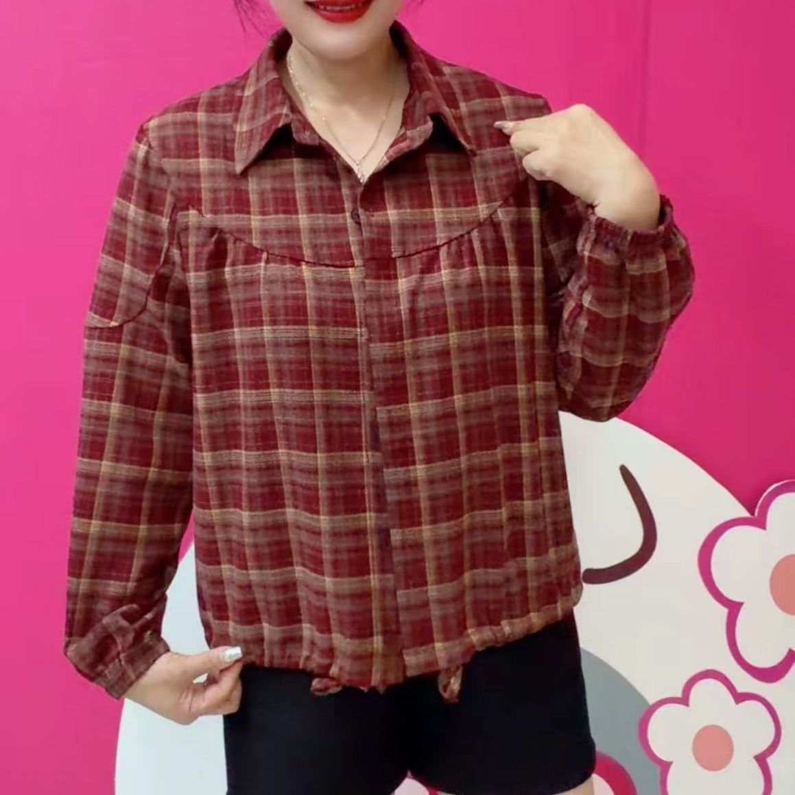 新款气质宽松显瘦百搭纯
