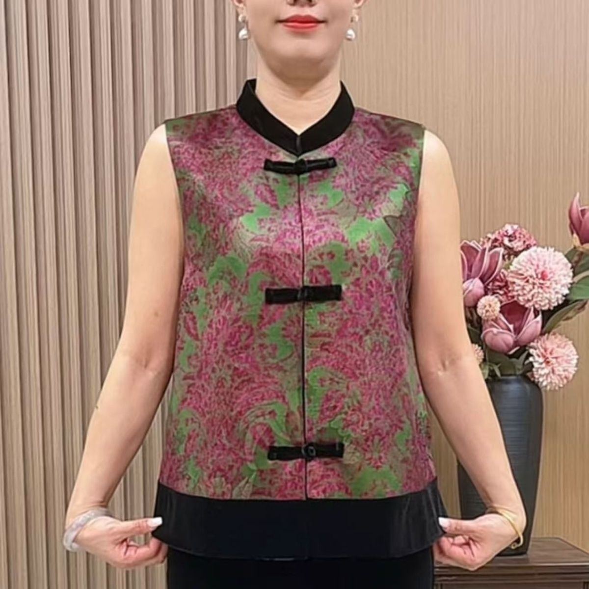 国风马甲女款中老年女装