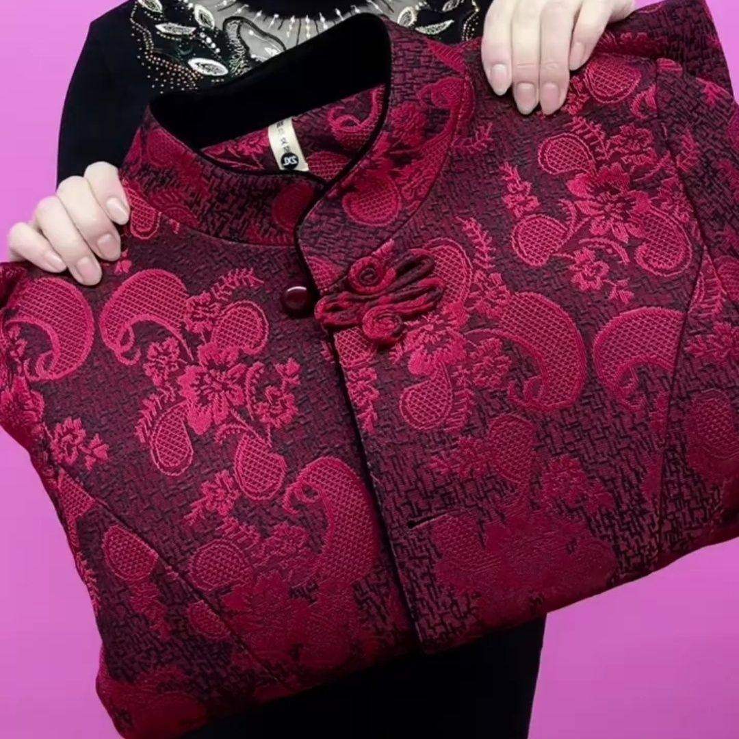 民族风上衣女装中老年妈妈二棉服外衣外套生日唐装立领福寿吉祥花,女装/女士精品,常规大码外套,淘宝优惠券,粉丝福利购,淘宝优惠卷