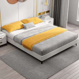 4I排骨架床床体矮床无床头床现代简约实木床民宿床架子日式床儿童