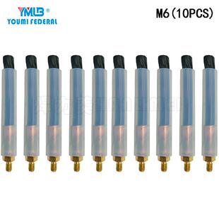 跨境不锈钢焊道清洗毛刷头M6/M8/M10焊缝焊点电解处理专用10PCS